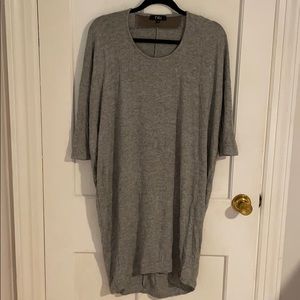 Gray Knit Dress